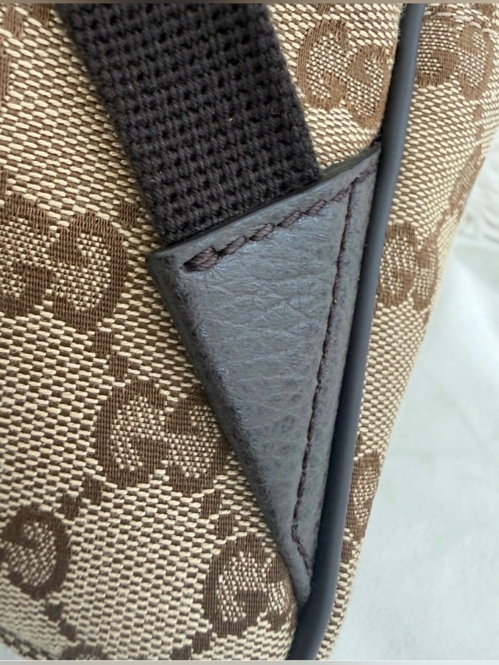 Gucci GG Canvas Backpack Beige Supreme Large 449906 Unused - Picture 11 of 15